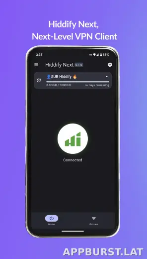 Hiddify скриншот 1