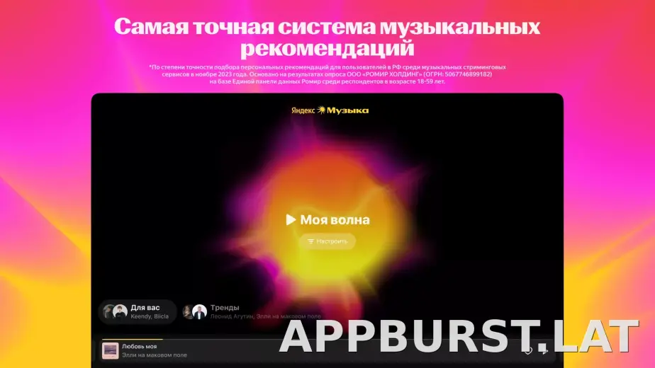 Яндекс Музыка скриншот 1
